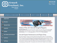 Tablet Screenshot of airmarkoverhaul.com